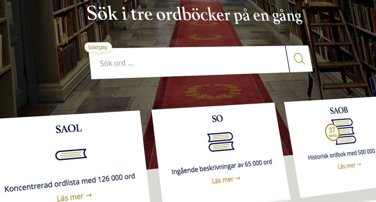 Svenska Akademiens ordbok | SAOB